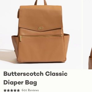 Freshly Picked Butterscotch Diaper Backpack EUC